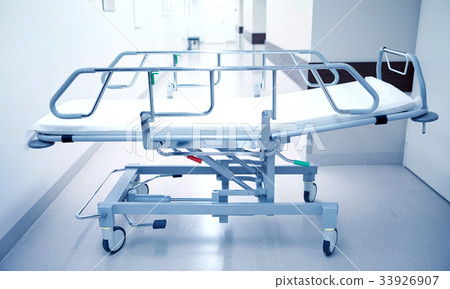 hospital gurney or stretcher at emergency room 33926907