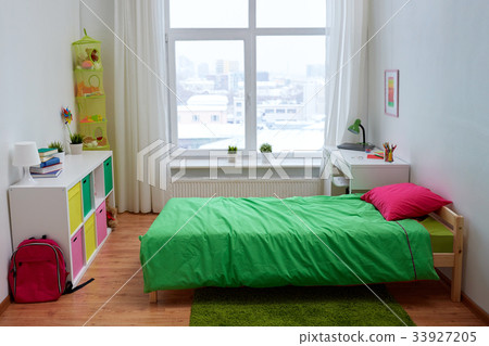 kids room interior with bed and accessories 33927205