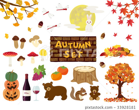 Autumn material set 33928181