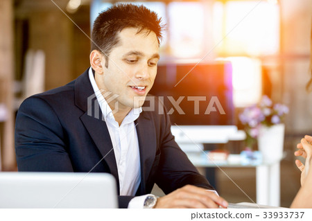 Businessman at the office 33933737