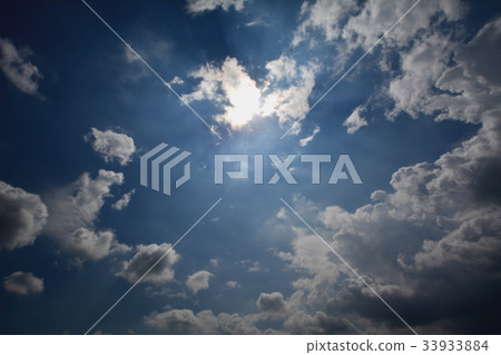 Sun, sky, clouds 33933884