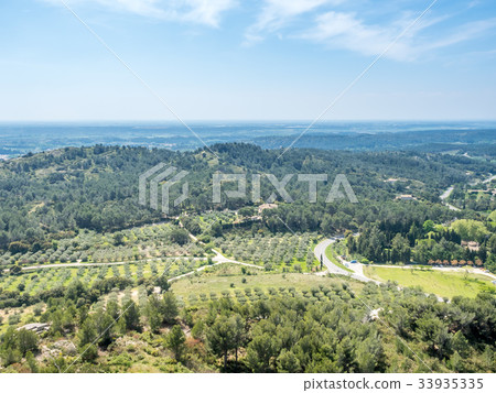 Landscape view from Chateau des Baux-de-provence 33935335
