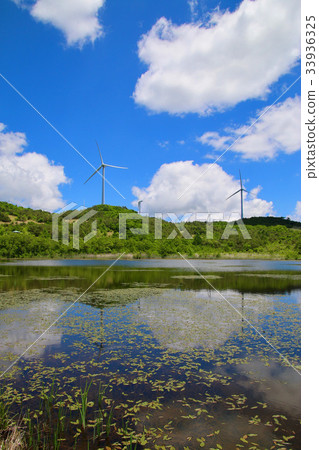 Kashiyama Kogen Wind Power Station (Fukushima Prefecture Tamura City) Kashiyama Kogen Wind Power Station (Fukushima Prefecture Tamura City) 33936325