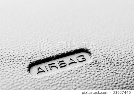 airbag sign of safety in modern car 33937440