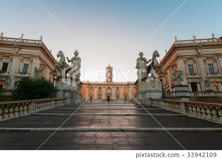 Campidoglio square in Rome, Italy Campidoglio square in Rome, Italy 33942109