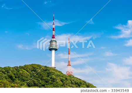 Korea,Namsan Tower in Seoul,South Korea Korea,Namsan Tower in Seoul,South Korea 33943549