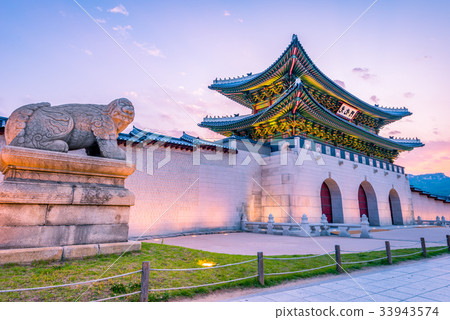 Gyeongbokgung Palace in Seoul ,Korea 33943574