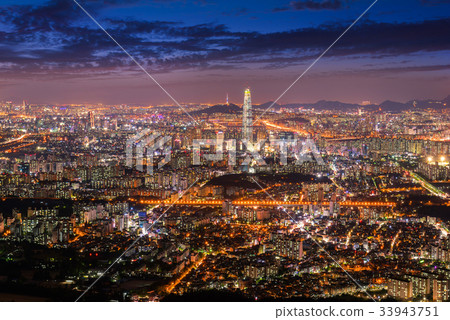 Korea,Seoul City Skyline , South Korea Korea,Seoul City Skyline , South Korea 33943751