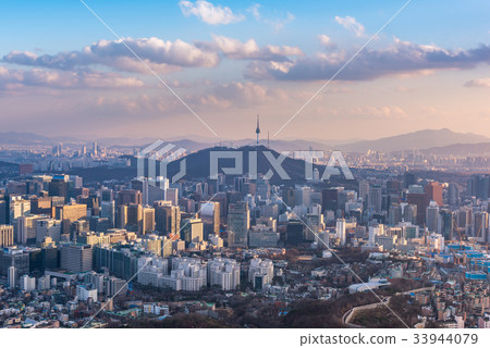 Seoul City Skyline, The best view of South Korea Seoul City Skyline, The best view of South Korea 33944079