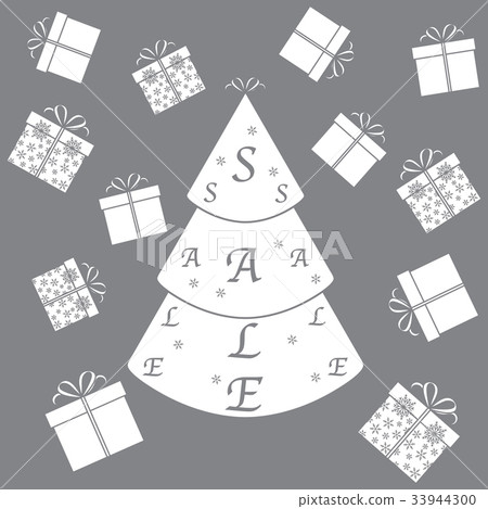 Christmas tree with text sale and collection 33944300