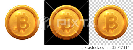 Bitcoin and New Virtual money concept. 33947315