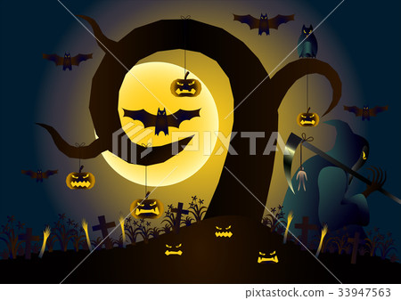 Halloween vector background. Halloween vector background. 33947563