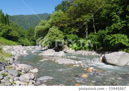 新潟Itoigawa天然紀念物“Otakigawa Kodama生產區”Jade的故鄉Otakigawa Itoigawa geosite 33948867