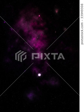 Star field in space and a nebulae 33949308