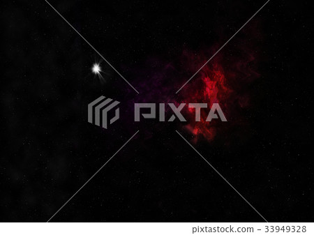 Star field in space and a nebulae Star field in space and a nebulae 33949328