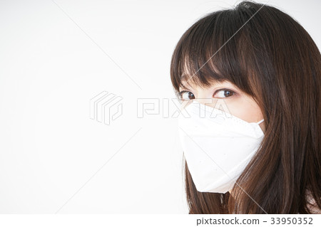 Young lady masking Young lady masking 33950352