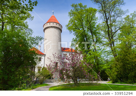 Konopiste, Czech Republic. Castle in summer day 33951294