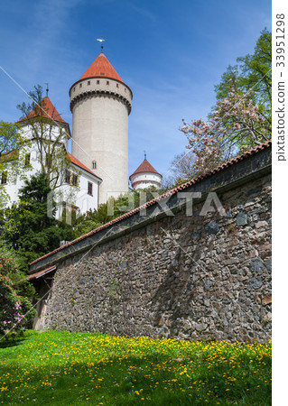 Konopiste castle exterior, Czech Republic Konopiste castle exterior, Czech Republic 33951298