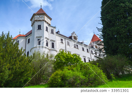 Facade of Konopiste castle, Czech Republic Facade of Konopiste castle, Czech Republic 33951301