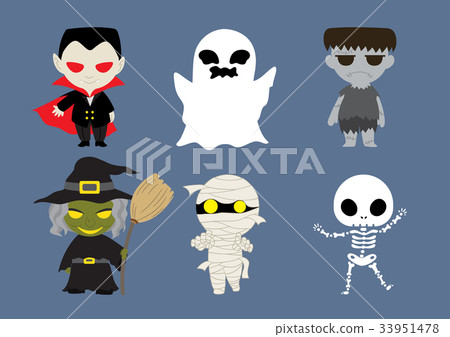 Halloween cute cartoon character Halloween cute cartoon character 33951478