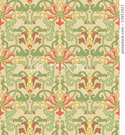 Seamless background vintage retro pattern Seamless background vintage retro pattern 33951921