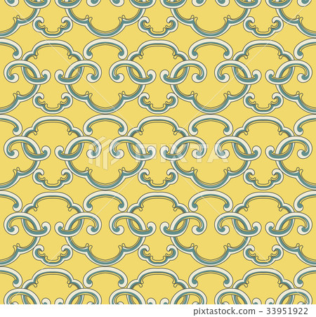 Seamless background vintage retro pattern 33951922