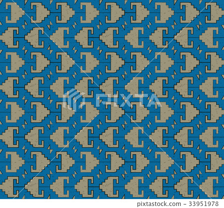 Seamless background vintage retro pattern Seamless background vintage retro pattern 33951978