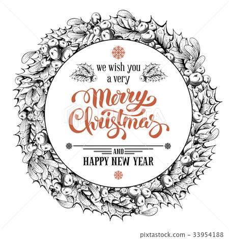 Christmas wreath Christmas wreath 33954188