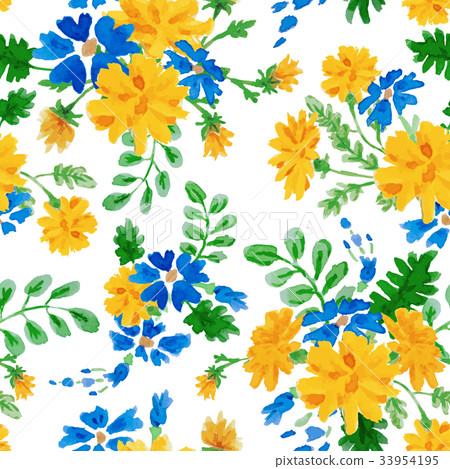 Watercolor flowers Watercolor flowers 33954195