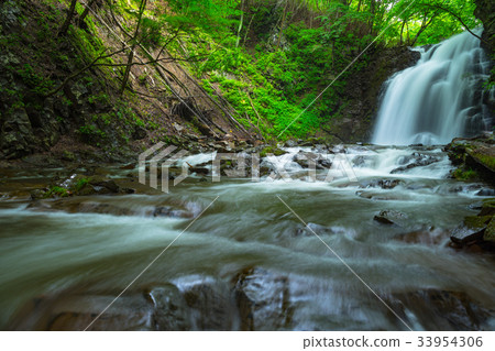 [Gunma Prefecture] Otaki Asama Falls, a famous waterfall in Karuizawa 33954306