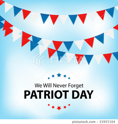Patriot Day Background. September 11 Poster. We 33955104