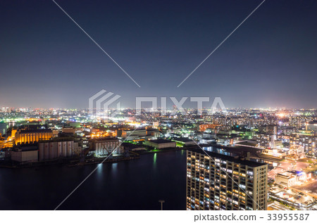 千葉市的夜景（千葉港塔出發）※2016年11月攝 33955587