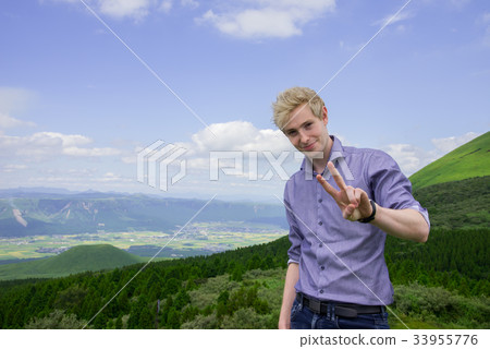 德國人在阿蘇觀光 德國人在阿蘇觀光 33955776