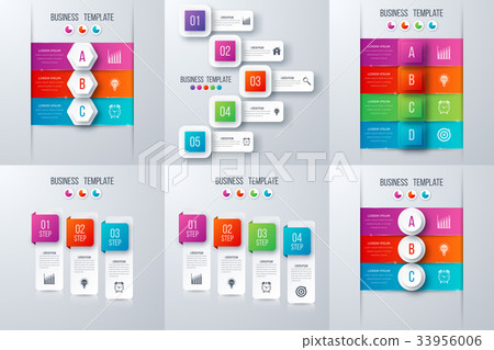 Set with infographics Set with infographics 33956006