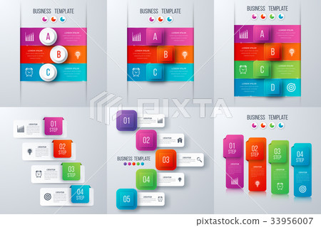 Set with infographics Set with infographics 33956007