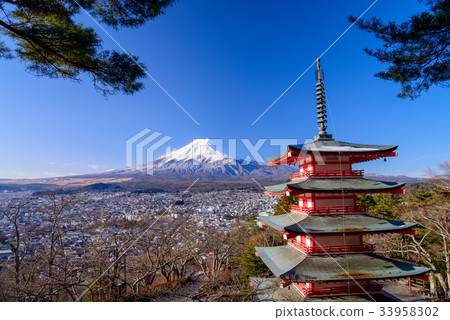 [Yamanashi Prefecture] Mt. Fuji made snow from Nii Kurayama Asama Park 33958302