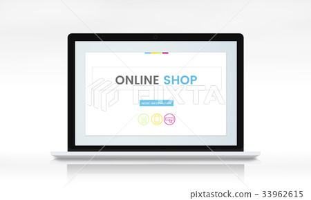 Network connection graphic overlay background on computer screen Network connection graphic overlay background on computer screen 33962615