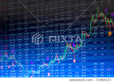 Index graph of stock market financial analysis Index graph of stock market financial analysis 33966325