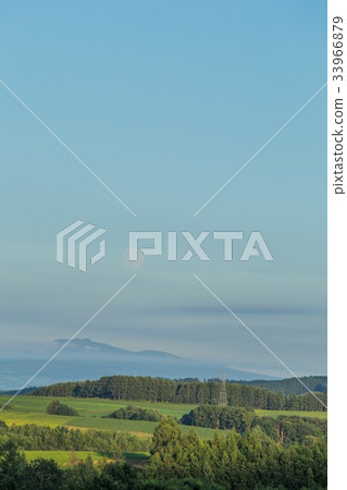 Rural landscape and Mt. 33966879