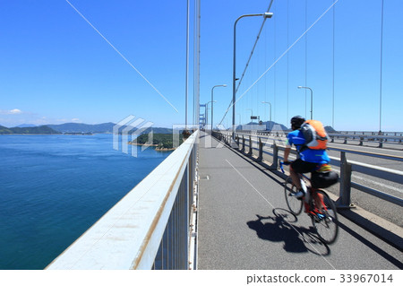 Bicycle Ehime running along the Shimanami Kaido Bicycle Ehime running along the Shimanami Kaido 33967014