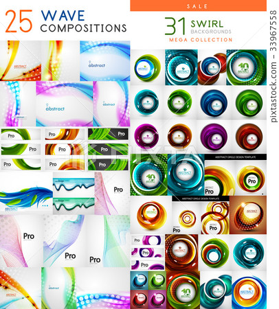 Mega collection of flowing motion abstract Mega collection of flowing motion abstract 33967558