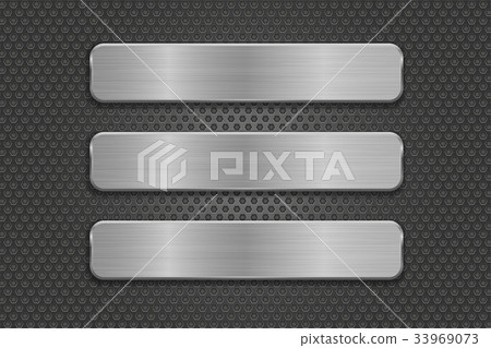 Metal background with long rivetted plates 33969073
