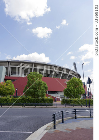 Carp Headquarters Mazda Zoom-Zoom Stadium Hiroshima (Mazda Stadium) exterior vertical position Carp Headquarters Mazda Zoom-Zoom Stadium Hiroshima (Mazda Stadium) exterior vertical position 33969103