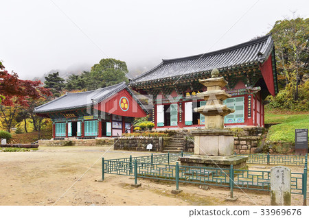 永東英國歷史三層寶塔（寶藏533號），大雄殿，英國歷史，Chuntae山，永東郡，忠北 33969676