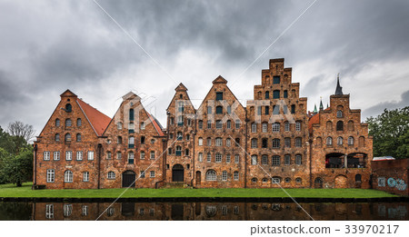 Salzspeicher, salt storage warehouses in Lubeck 33970217