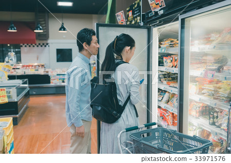 超級市場 超市 冷凍食品 33971576