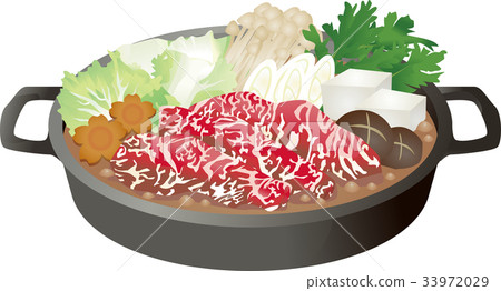 Sukiyaki pot separately 33972029