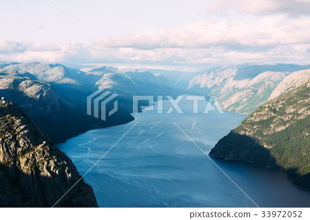 Misty morning on Preikestolen 33972052