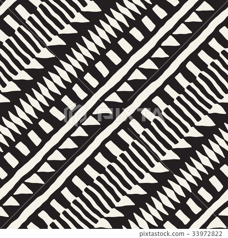 Black and white tribal vector seamless pattern Black and white tribal vector seamless pattern 33972822