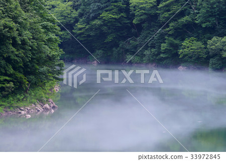 The mist rising up to the three faces The mist rising up to the three faces 33972845